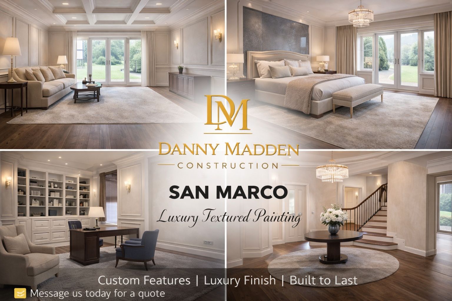 High-end interior finishing and residential detail by Danny Madden Construction